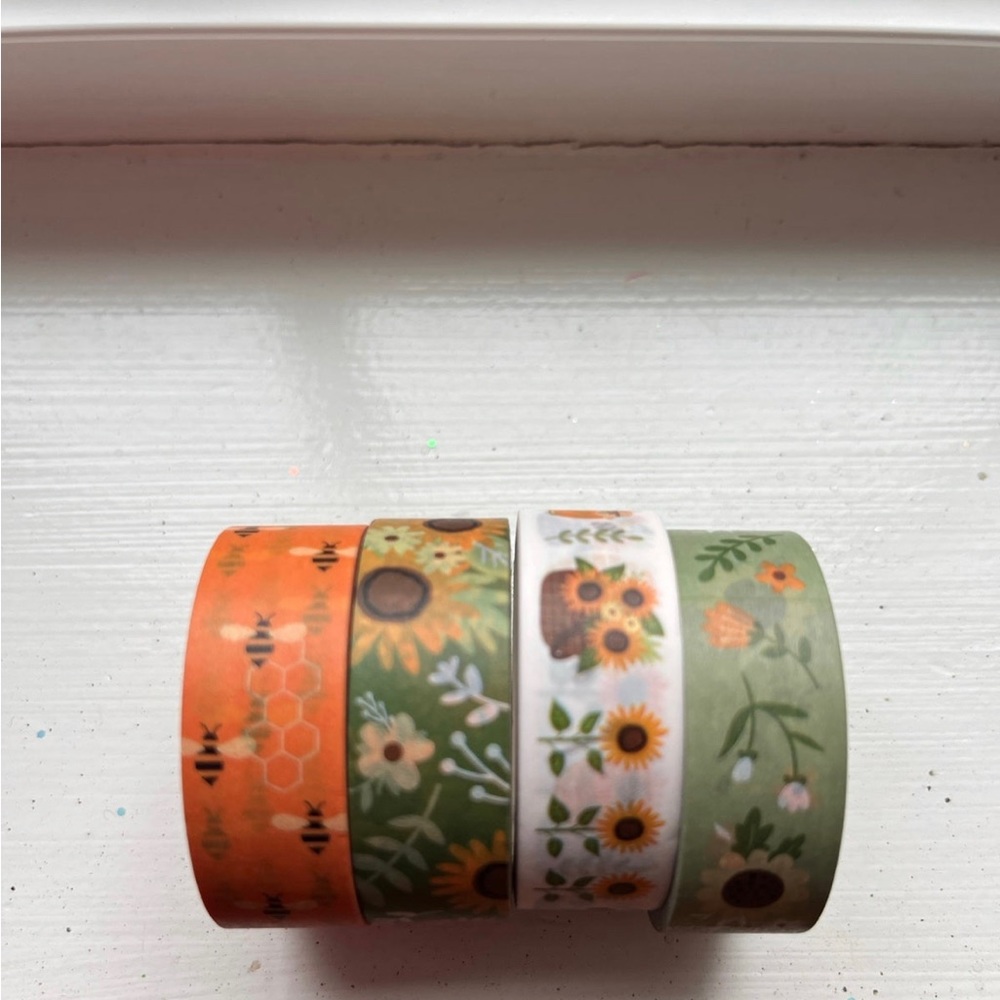 Archer & Olive Sunflower Kit Washi SAMPLES